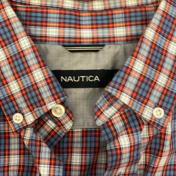 Camicia Nautica Uomo Classic Fit Maniche Lunghe - Rosa Cipria, XX-Large - 5